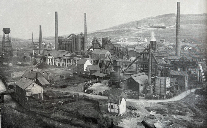 Historisches Bild der Stadt Herdorf